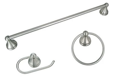 Boston Harbor 5003BN 3-Piece Bath Accessory Set, Venetian Bronze Finish