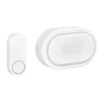 Wireless Doorbell Kit With 16 Sounds, Rechargeable Battery And Accessories