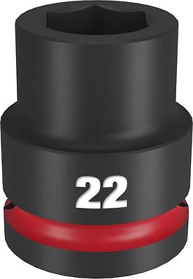 Shockwave Impact Duty 3/4 Inch Drive 6 Point Socket 22mm