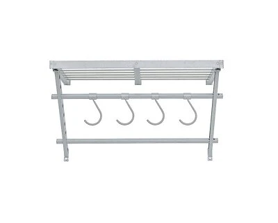 32 Inch Bike Rack Kit With 4 Bike Hooks And 20 Inch Shelf