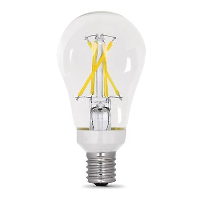 60w Equivalent Led A15 Bulb With E17 Base, 2700k Soft White, 15,000 Hour Life