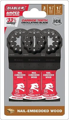 1-1/4 Inch Oscillating Blade For Wood Cutting - Model Dos125cw3