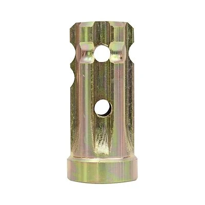 Pto Adapter M1-3/8xf1-1/8 Yellow Zinc-plated