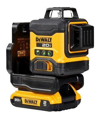Dcle34031d1 Green Line Laser Kit, 130 Ft Range, 2-beam, 3-line Accuracy