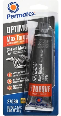 27036 Gasket Maker, 3.35 Ounce Tube, Paste For Mild Applications