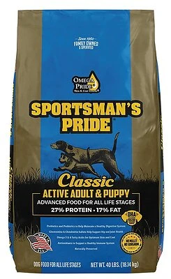 Classic 10321 Dry Dog Food For Adult And Puppy Breeds, 40 Lb Bag