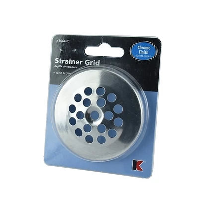K5064pc Polished Chrome Cover Dome Strainer With Screw For Kitchen Sinks
