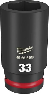Shockwave Impact Duty 3/4 Inch Drive 6 Point Deep Socket 33mm