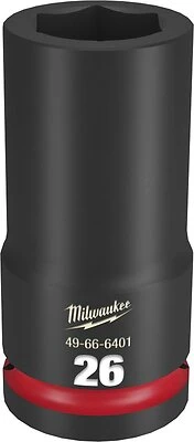 Shockwave Impact Duty 3/4 Inch Drive 6 Point Deep Socket 26mm