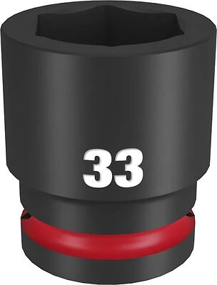 Shockwave Impact Duty 3/4 Inch Drive 6 Point Socket 33 Millimeter