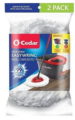 Easywring Spin Mop Refill 172385 - Microfiber, Reusable & Machine Washable