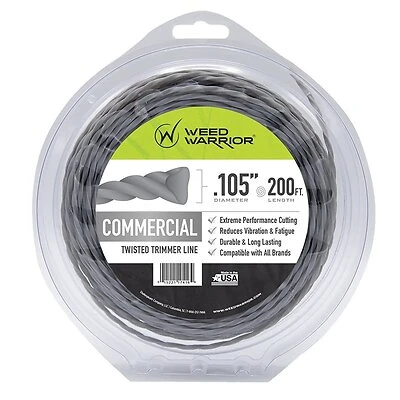 17416 Heavy-duty Nylon Trimmer Line, 0.105 In Diameter, 200 Ft Length