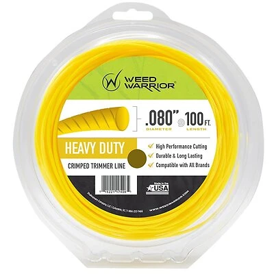 17406 Heavy-duty Nylon Trimmer Line, 0.08 In Diameter, 100 Ft Length