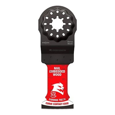 1-1/4 Inch Oscillating Blade For Wood Cutting - Model Dos125cw