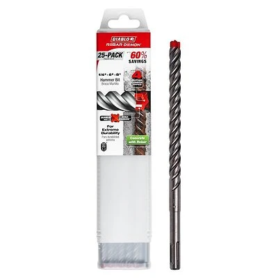 1/2" X 6" X 8" Bit Drill Hmr 4c Sp Ch