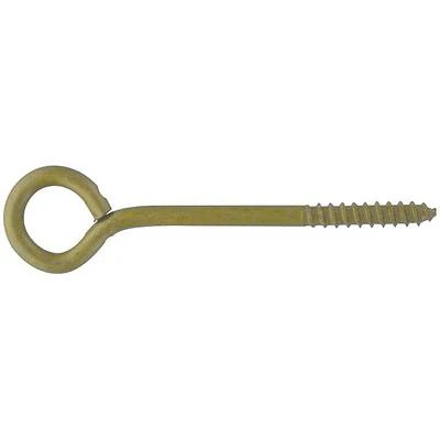 Gold 1/4 Inch X 3.75 Inch Forged Eye Lag Bolt - Durable And Versatile Fastener