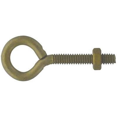 Gold 1/4-20 X 2.5 Inch Forged Eyebolt For Heavy-duty Applications