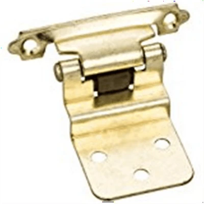 3/8 Inch Inset Hinge With Screws - 1 Pair, Includes 4-5 X 5/8 Inch And 6-6 X 1/2 Inch Screws