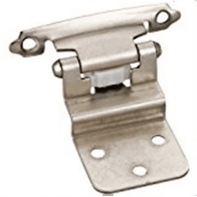 3/8 Inch Inset Hinge With Screws And Flat Washers - Complete Set