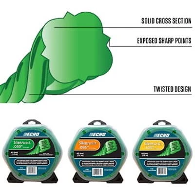 .095 Inch 1 Pound Silentwist Trimmer Line For Efficient Lawn Care