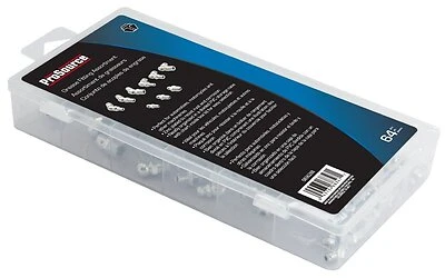 Grease Fitting Assortment 64 Piece In Divided Pvc Storage Case, Model 95384