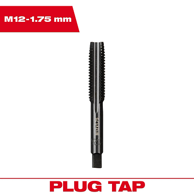 Milwaukee 49-57-5158 M12-1.75mm Straight Flute Plug Tap