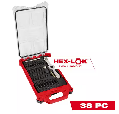 Milwaukee 49225603 Protech 38 Piece Metric Tap and Die Set with Storage Case