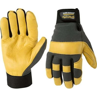 Men's Hydrahyde Leather Work Gloves - Durable, Water-resistant, Size Options Available