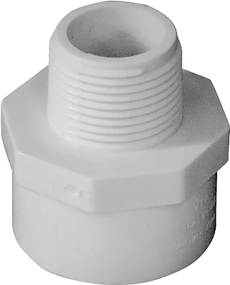 Male Pvc Adapter Slpxmip 1 Inch X 3/4 Inch For Plumbing Applications