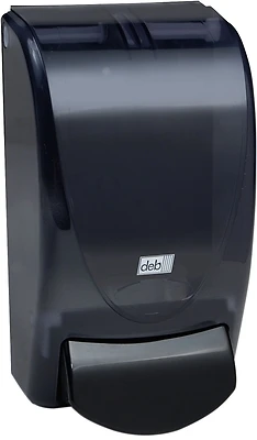 91106 1 Liter Soap Dispenser, Transparent Black Abs Construction