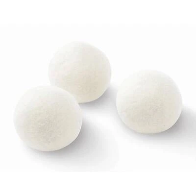 3 Count Wool Dryer Balls For Softening Laundry And Reducing Drying Time