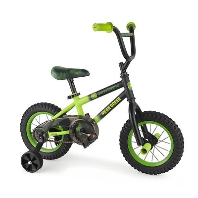 Mean Green Mg12 Kid's Bicycle, 12 Inch Steel Frame, Ages 3 And Up