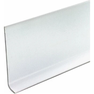 2srwh Cove Base Vinyl Trim - White - 2.5 Inches X 48 Inches