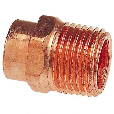 Nibco 1/4 In. Wrot Copper Male Adapter C X Mip 604
