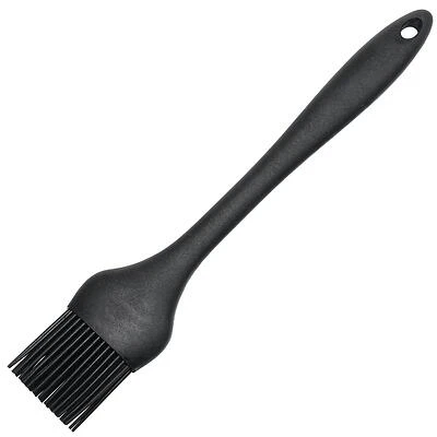 Chef Craft Premium Black Silicone And Steel Basting Brush