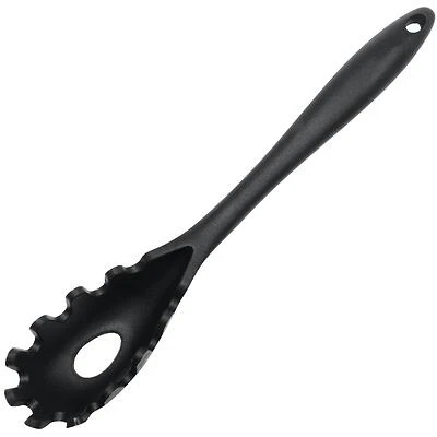 Chef Craft Premium Black Silicone And Steel Spaghetti Fork