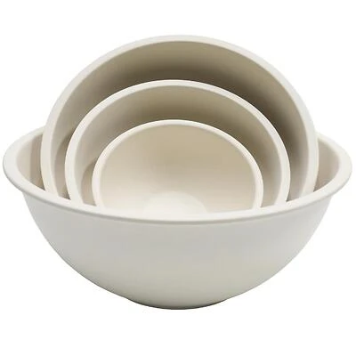 Chef Craft Eco-friendly Bamboo Fiber Mixing Bowl Set, 4 Sizes