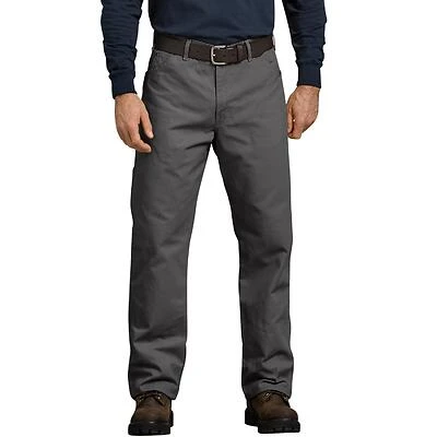 Dickies Men's Cotton Carpenter Jeans Dark Gray 40x30, 7 Pockets