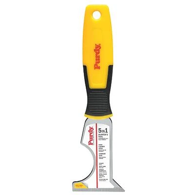 Purdy Contractor 5-in-1 High Carbon Steel Painters Tool With Rubberized Handle