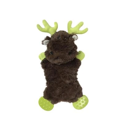 Boss Pet Pet Park Blvd Flatties Moose Plush Dog Toy Us2206 16
