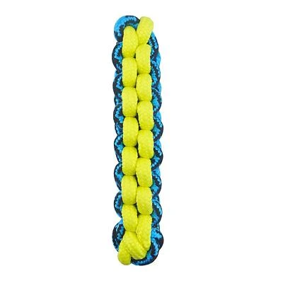Pet Park Blvd Yellow Woven Paracord Rope Stick Fetch Toy For Dogs