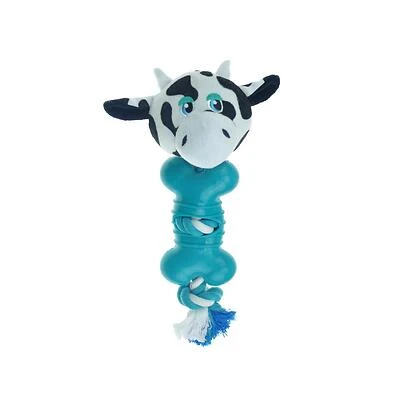 Boss Pet Pet Park Blvd Ropers Cow Dog Toy, Multicolored, Us2216 14