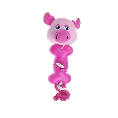 Boss Pet Park Blvd Pink Ropers Pig Dog Toy Us2216 15
