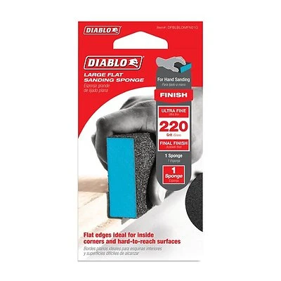 Diablo 5 In L X 3 In W 220 Grit Ultra Fine Sanding Sponge