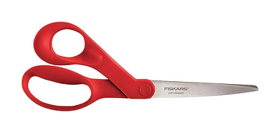 Fiskars 8 Inch Left-handed Multipurpose Stainless Steel Scissors