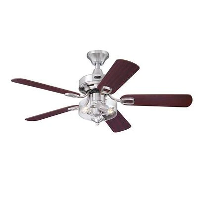 Westinghouse Richboro Se 42 Inch Brushed Nickel Led Ceiling Fan With Light