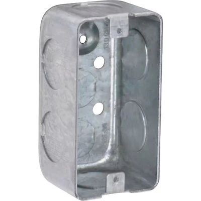 Southwire 2-1/8 In. X 4 In. X 1-7/8 In. 8-knockout Steel Handy Box