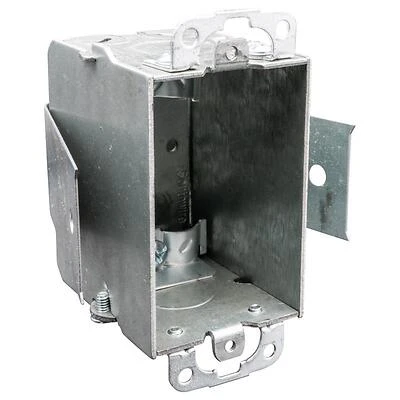 Southwire Rectangle Steel 1 Gang 2.5 In. H Switch Box Supports, Silver