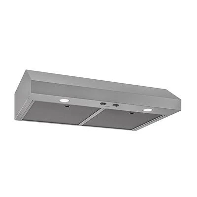 Broan Gla1 30 Inch Silver Range Hood, 350 Cfm, Stainless Steel