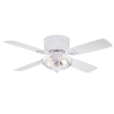 Westinghouse Hadley 42 In. White LED Indoor Ceiling Fan, 4 Blades